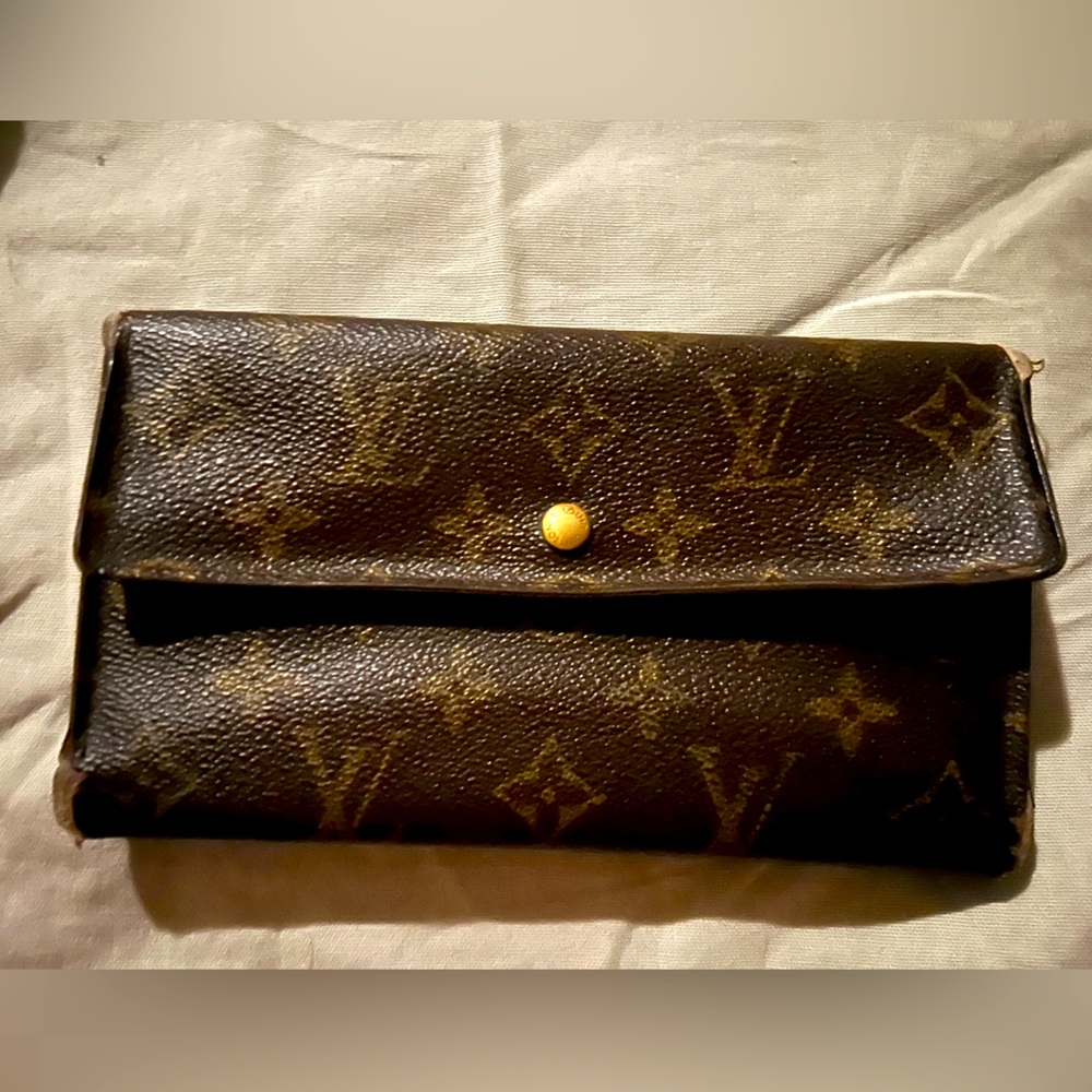 LOUIS VUITTON Vintage check bookwallet